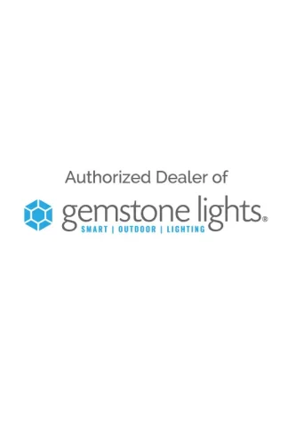 Authorized Dealer badge for Gemstone Lights smart outdoor lighting